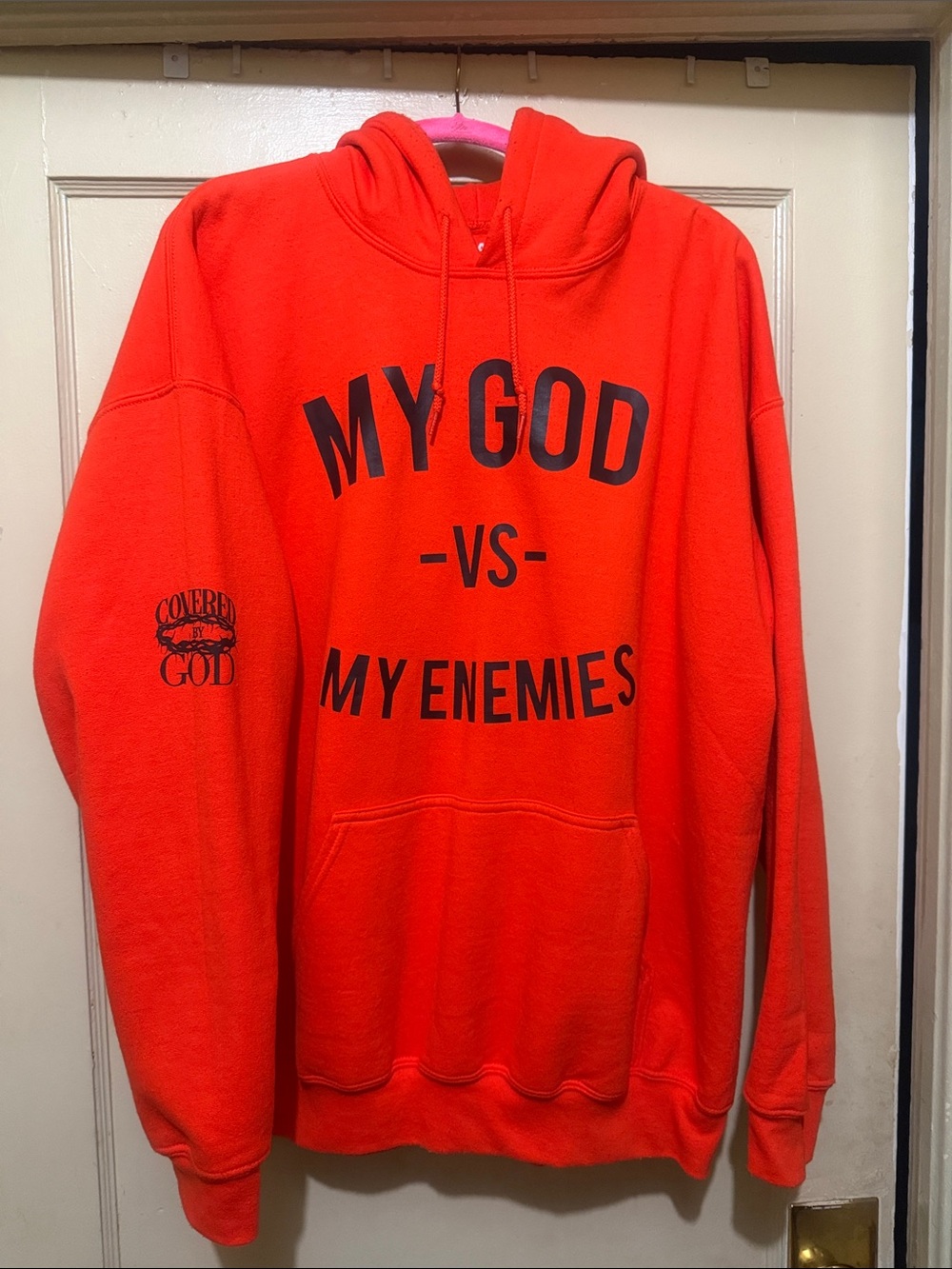 Gildan Graphic Hoodie - My God vs My Enemies